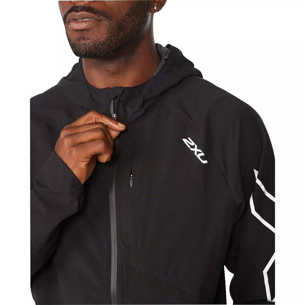 2XU Light Speed Waterproof Mens Running Jacket - Black