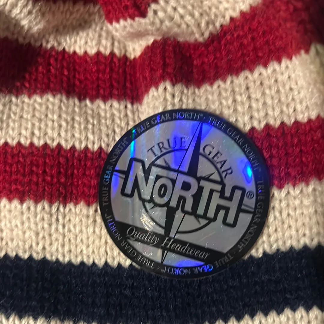 4th of July True Gear North Pom Knit Beanie