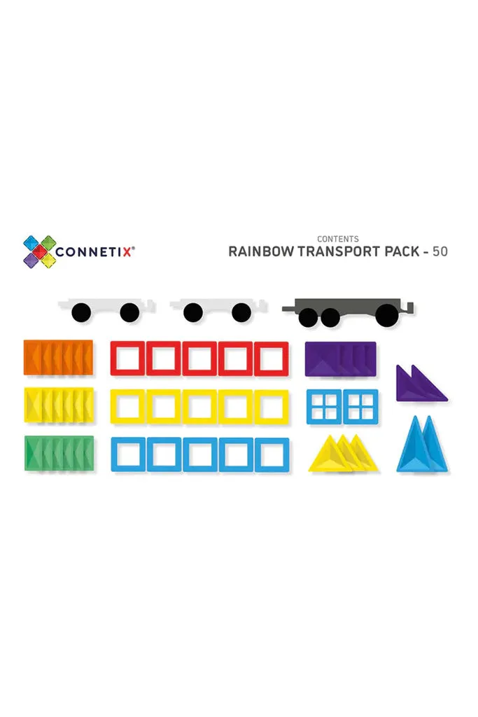 50 piece Rainbow Transport Pack