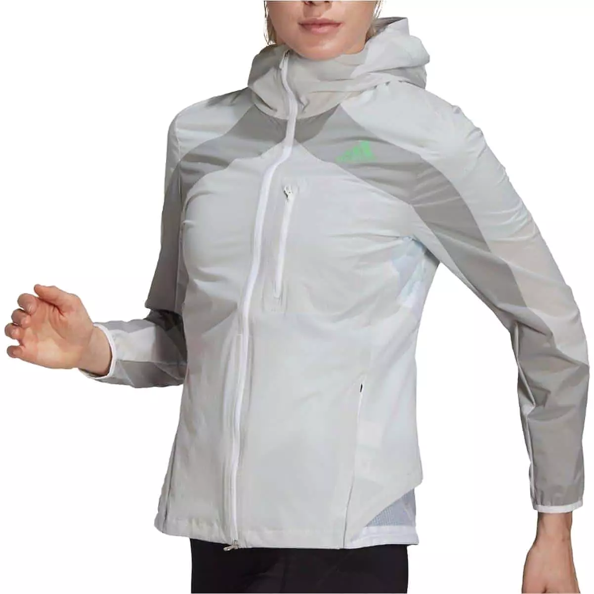 adidas Adizero Marathon Womens Running Jacket - White