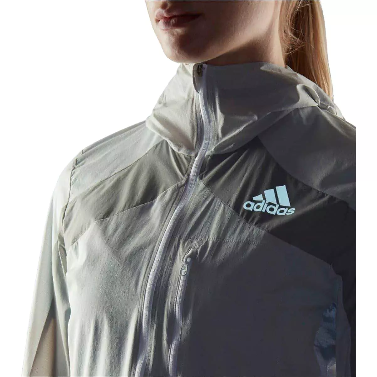 adidas Adizero Marathon Womens Running Jacket - White