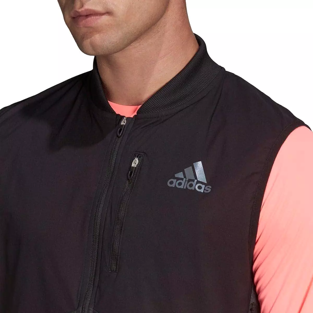 adidas Adizero Mens Running Gilet - Black