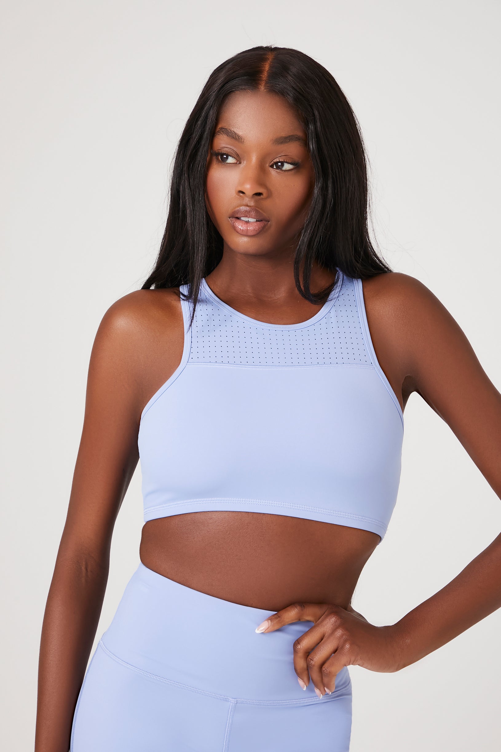 Asymmetrical Dual-Strap Sports Bra