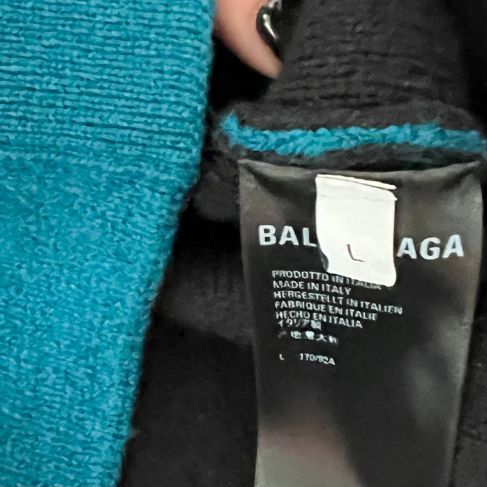 Balenciaga Logo Cardigan