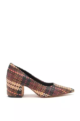 Bianca Woven Pump - Noir Woven