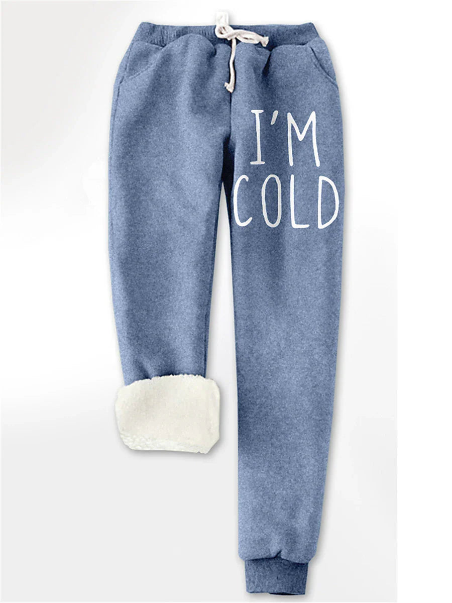 Blue Women's Cozy Fleece Pajama Ensemble