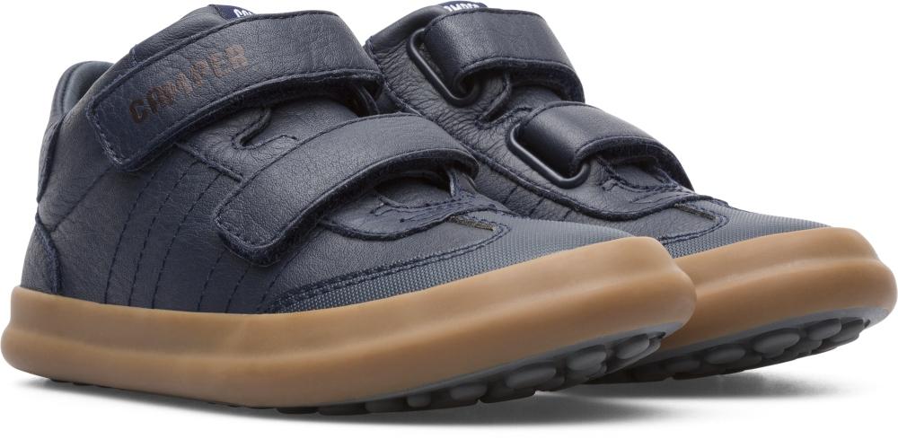 Camper Boy's Pursuit Mid Navy Leather (Sizes 28-34)