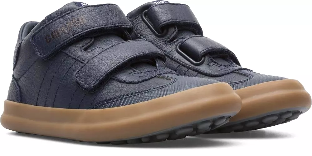 Camper Boy's Pursuit Mid Navy Leather (Sizes 28-34)