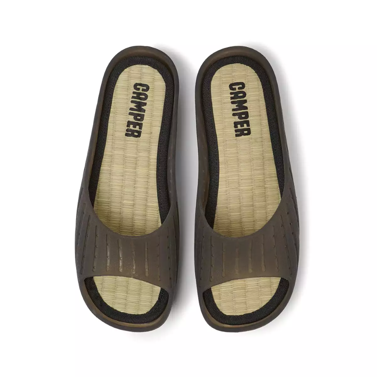 Camper Wabi Black monomaterial sandals for women   