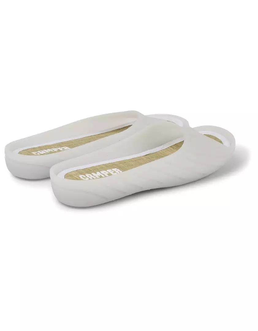 Camper Wabi white monomaterial sandals for women   