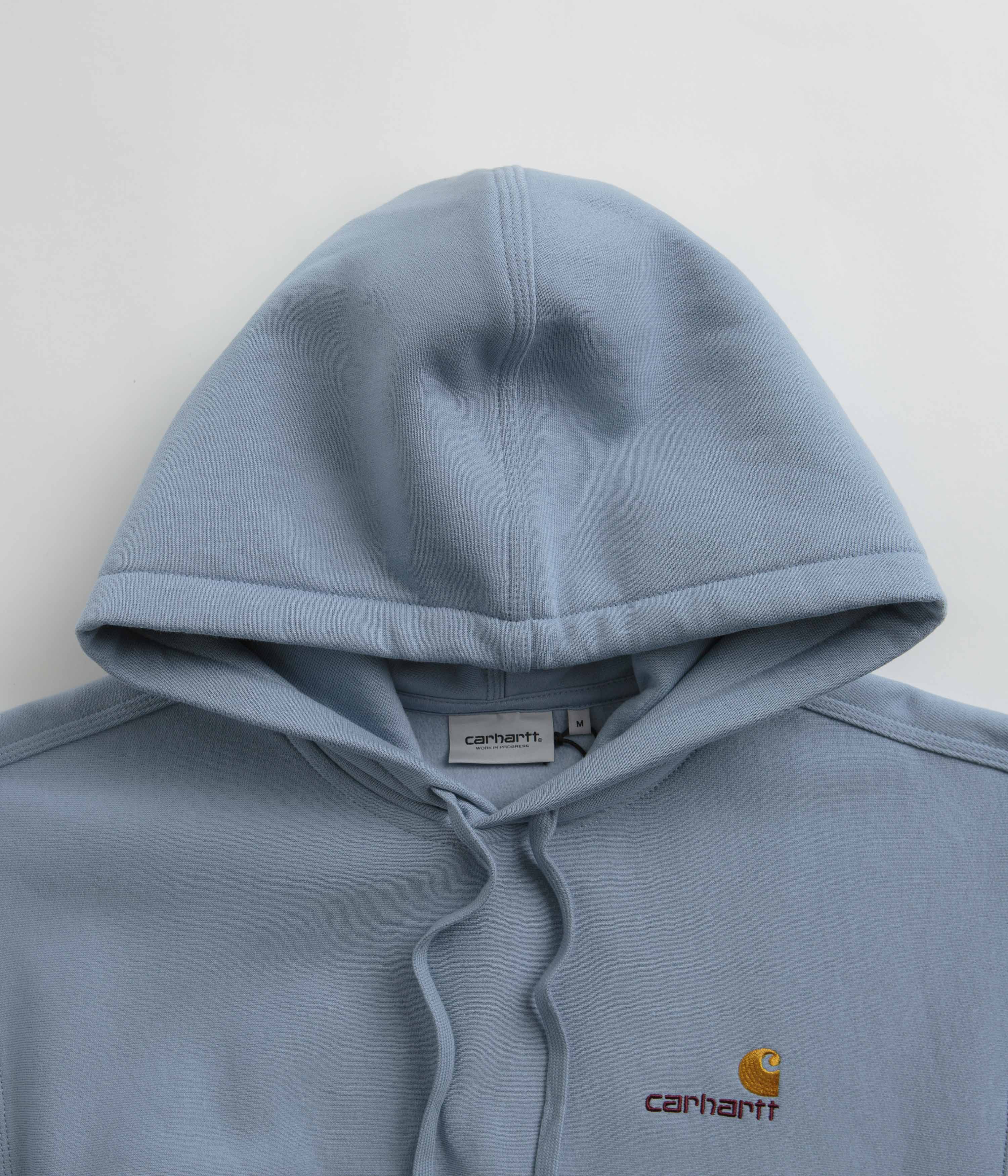 Carhartt American Script Hoodie - Frosted Blue