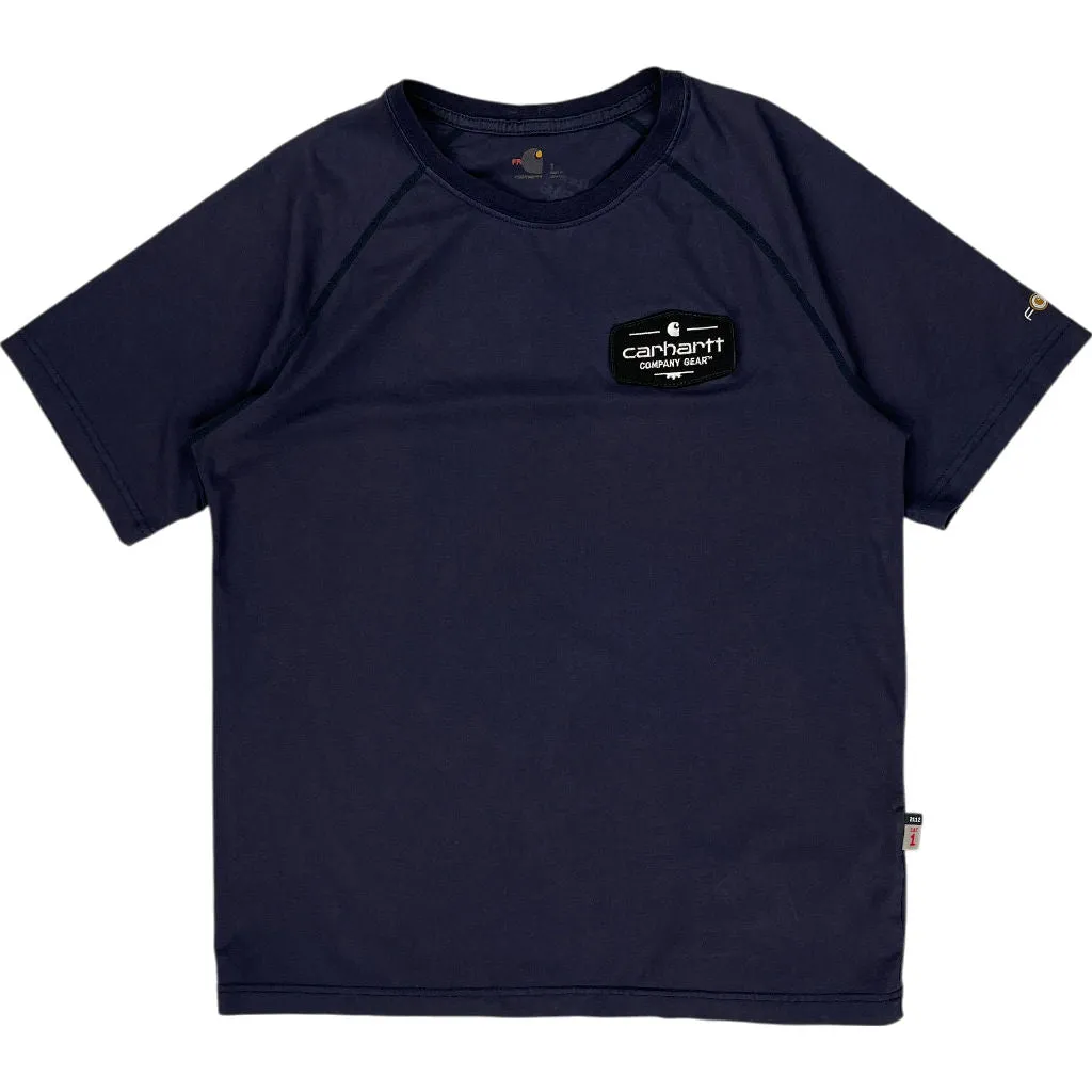 Carhartt Company Gear Flame Resistant T-Shirt - Small - Navy Cotton Blend