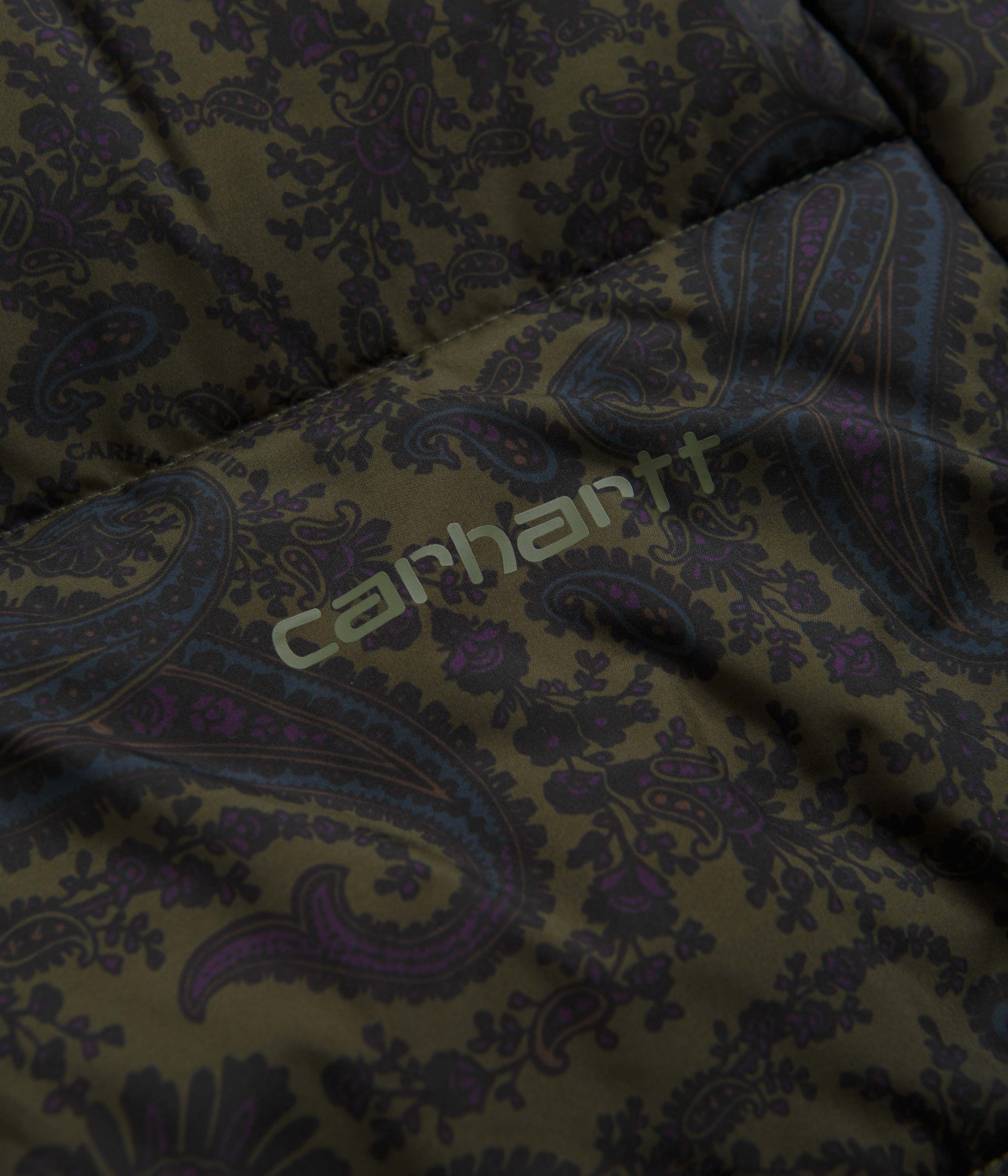 Carhartt Springfield Jacket - Paisley Print / Plant / Black