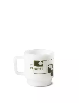 Carhartt WIP Assemble Glass Mug White / Plant