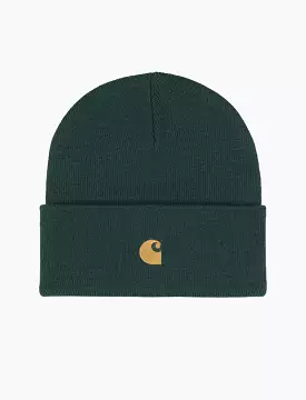 Carhartt WIP Chase Beanie Juniper / Gold