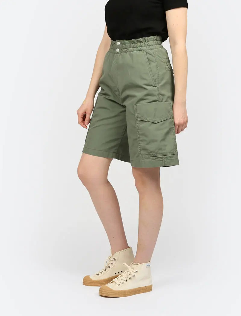 Carhartt WIP Denver Short Dollar Green Stone Washed