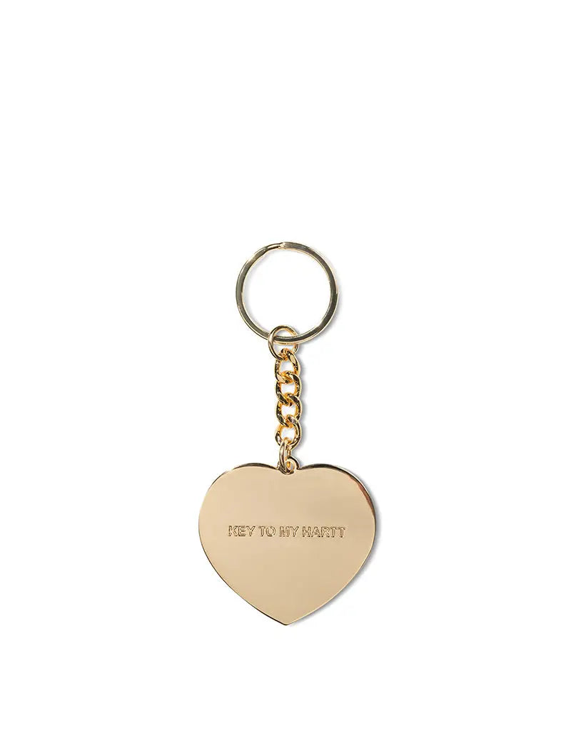 Carhartt WIP Heart Keychain Zinc Alloy Red