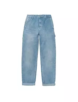 Carhartt WIP Pierce Pant Blue Light Stone Washed