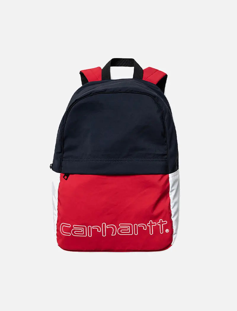 Carhartt WIP Terrace Backpack Cardinal / Dark Navy / White