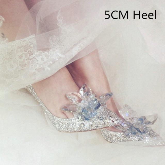 Crystal Rhinestone Wedding Pumps Shoes