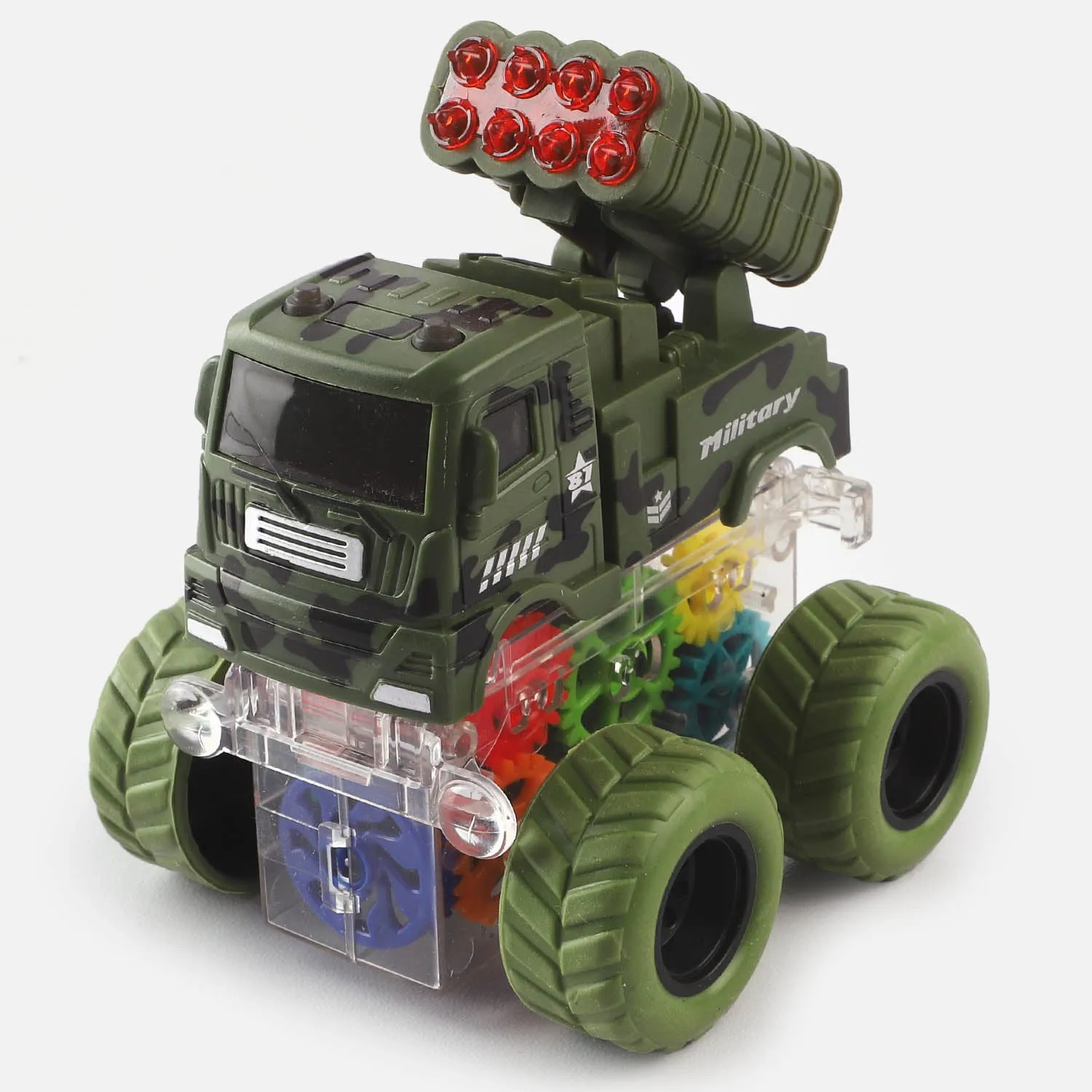 Friction Mini Armed Model Vehicle Toy For Kids