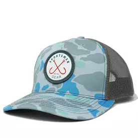 Hook Patch Snapback old school Camo Hat