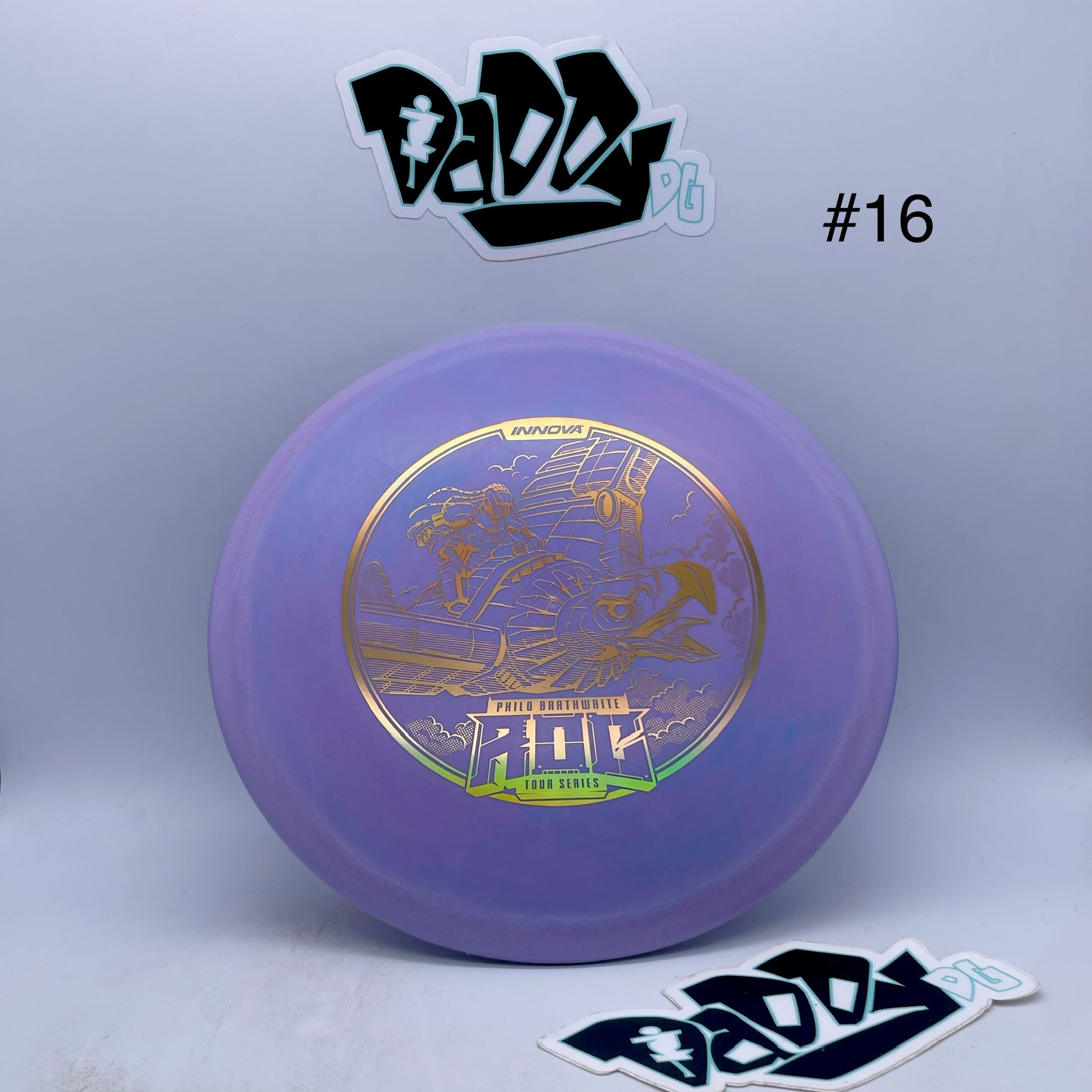 Innova Color Glow DX Roc 2022 Philo Brathwaite Tour Series Stamped Midrange