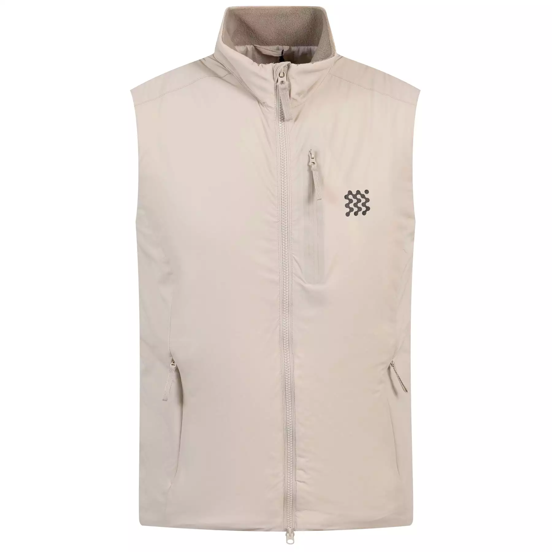 Insulated Course Woven Gilet Ivory - 2024