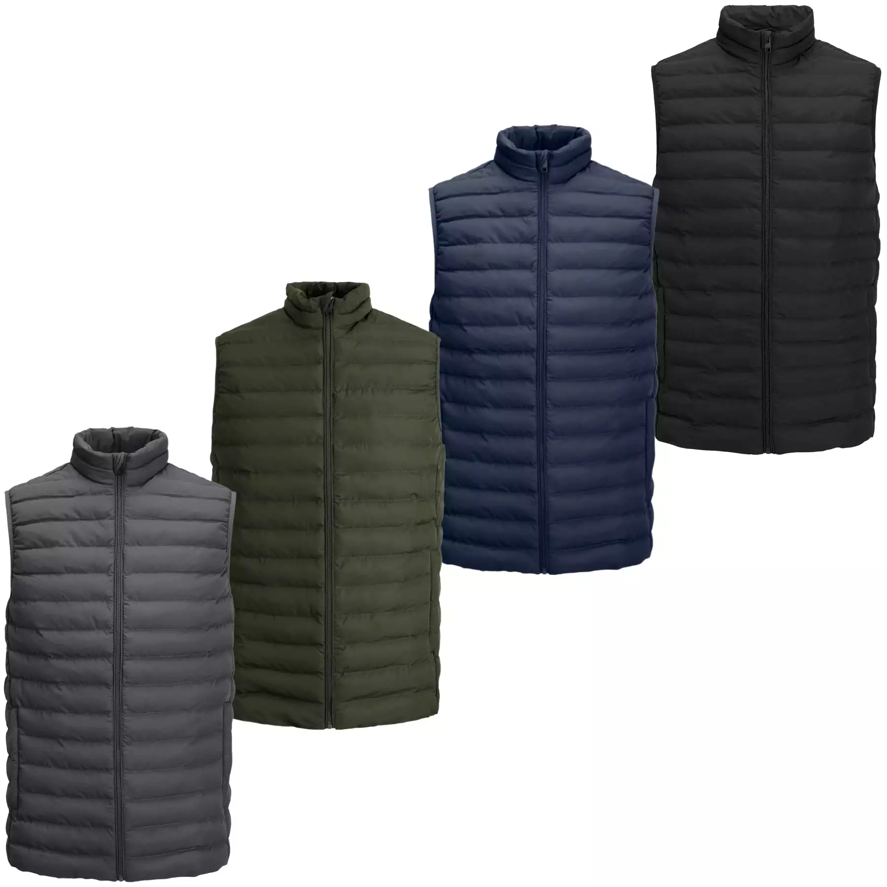 Jack & Jones Mens 'JJERECYCLE' Puffer Gilet/ Bodywarmer