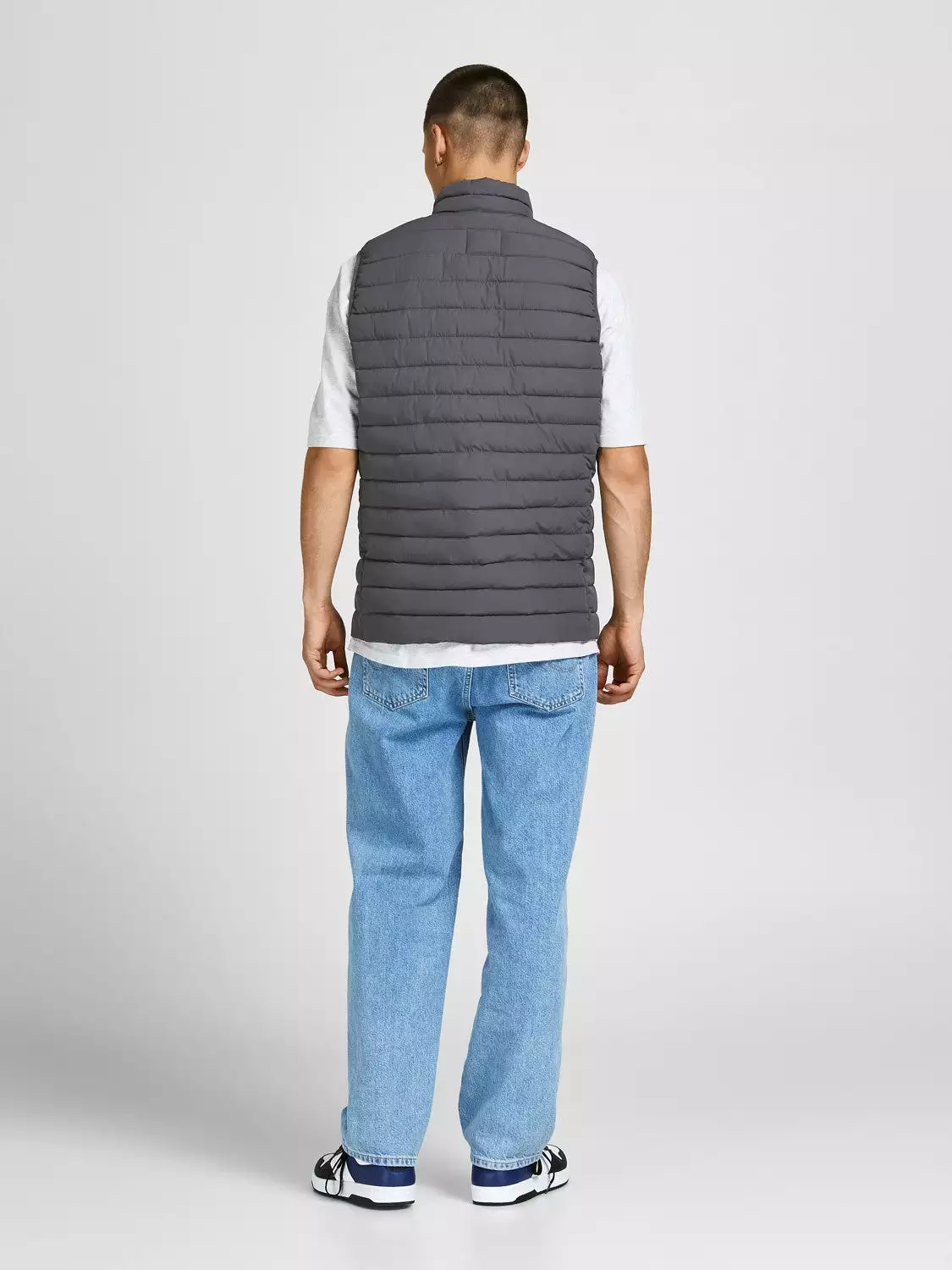 Jack & Jones Mens 'JJERECYCLE' Puffer Gilet/ Bodywarmer