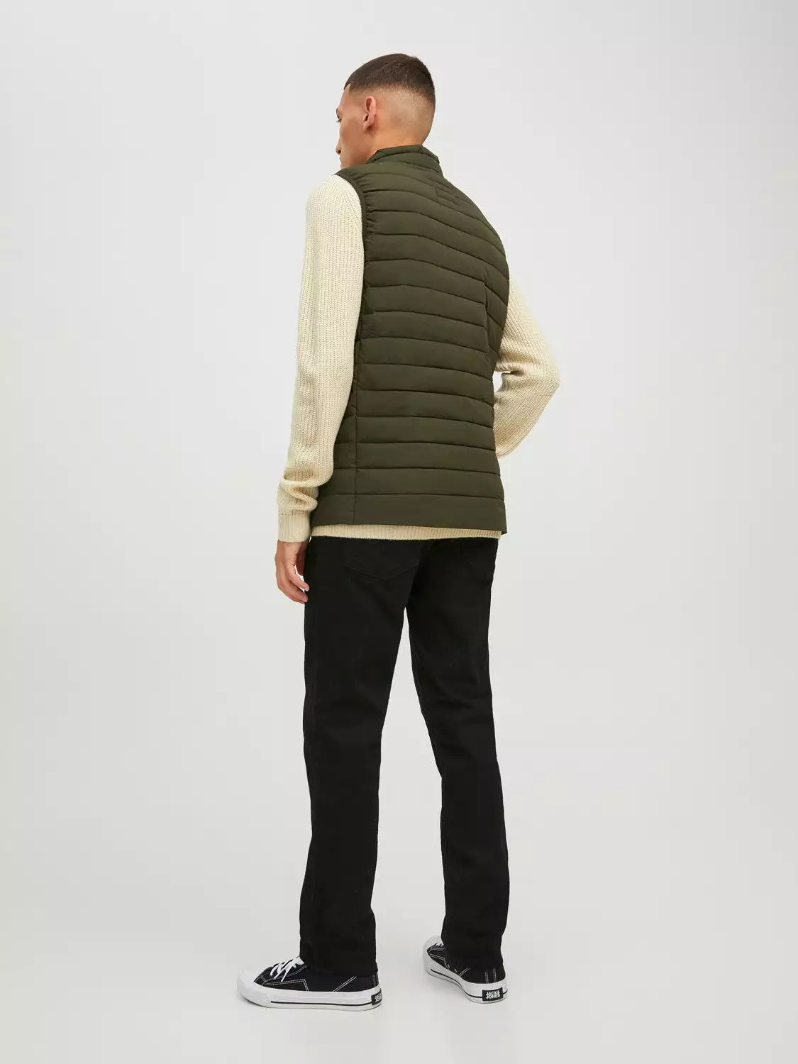 Jack & Jones Mens 'JJERECYCLE' Puffer Gilet/ Bodywarmer