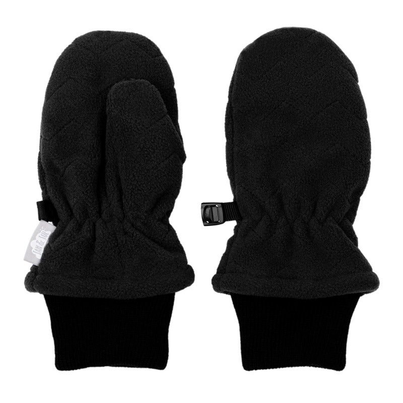 Jan & Jul Black Fleece Mitten