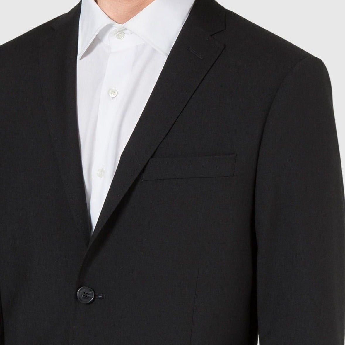 J.Lindeberg Mens Biella Italian Wool Blazer - BLACK