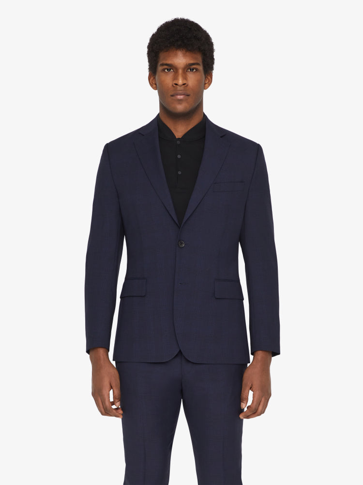 J.Lindeberg Mens Donnie /G Fancy Wool Blazer - JL NAVY