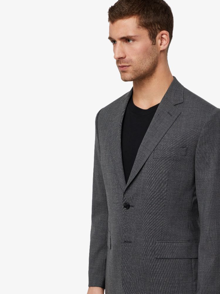 J.Lindeberg Mens Donnie Soft Legend Tech Blazer - STONE GREY