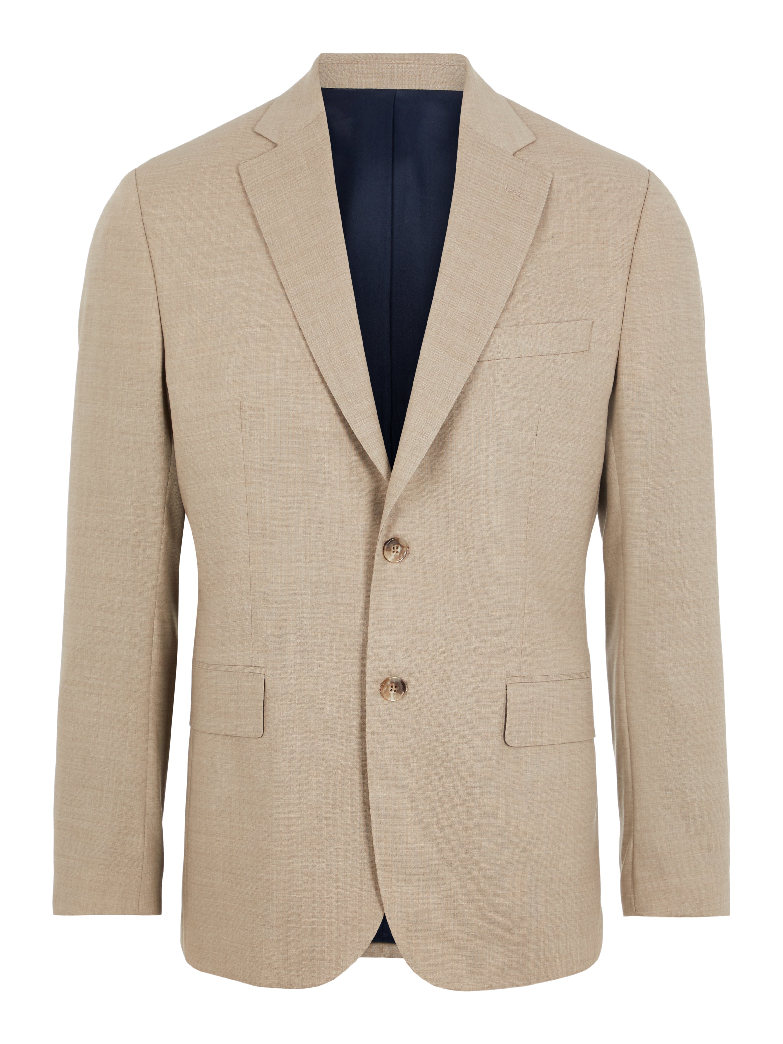 J.Lindeberg Mens Donnie Soft Natural Comfort Blazer - BURRO