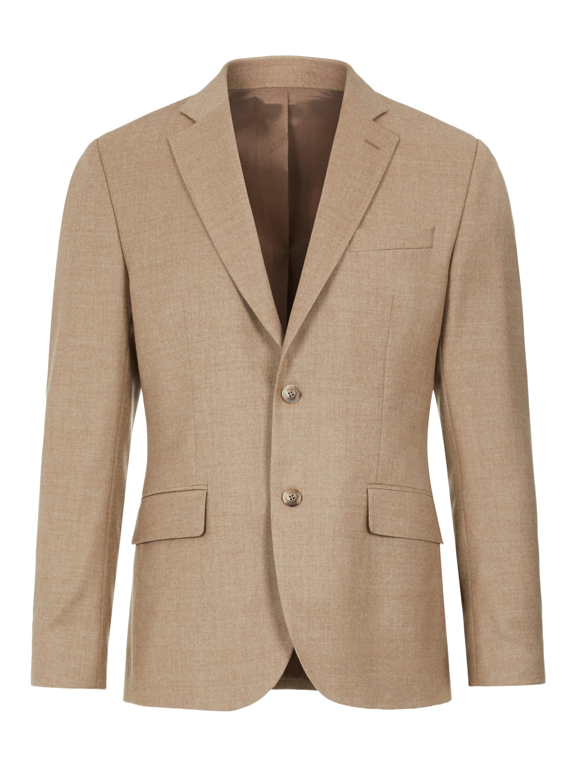 J.Lindeberg Mens Hopper Soft Flannel Blazer - SAND BEIGE