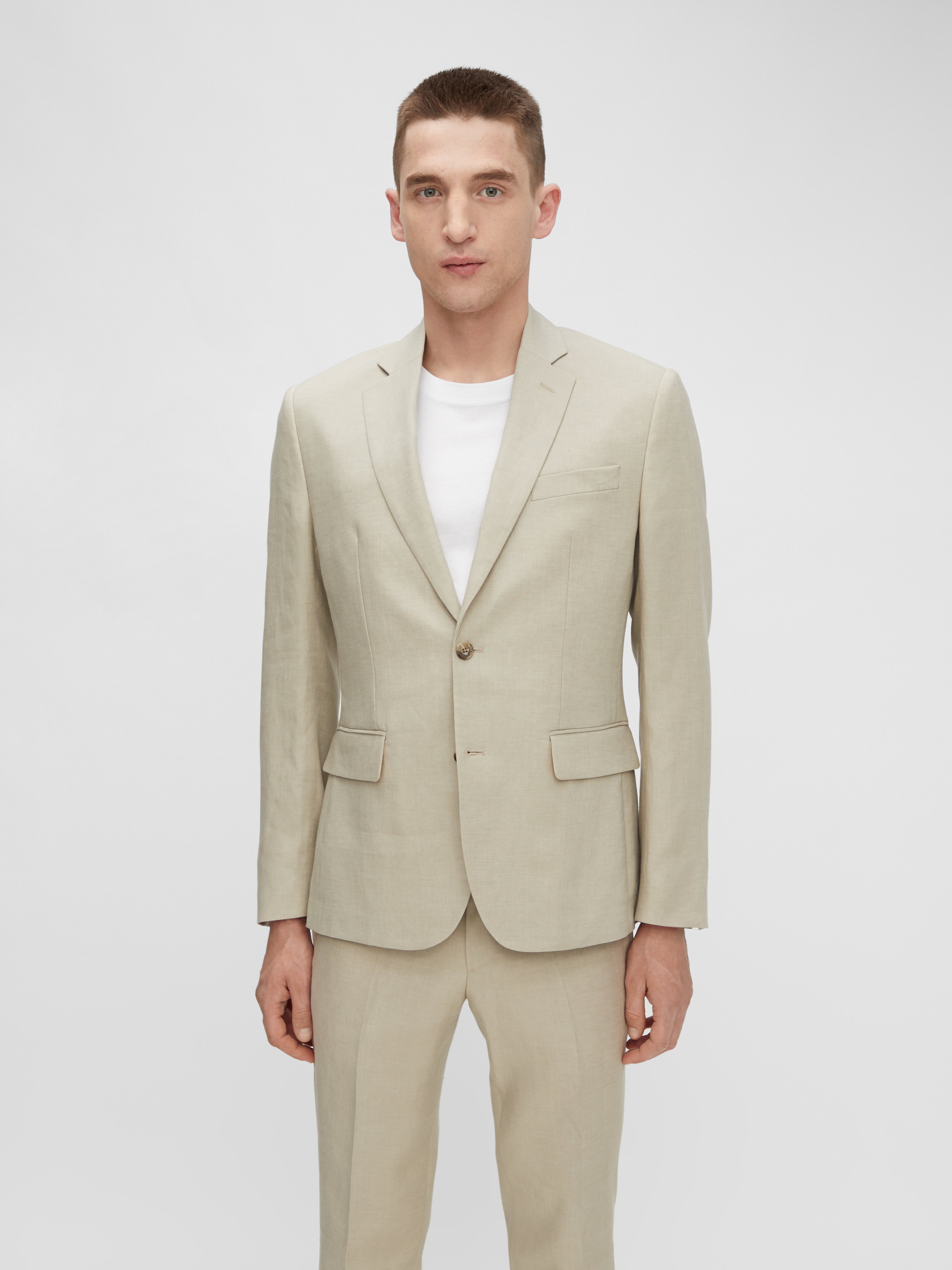 J.Lindeberg Mens Hopper Soft Tech Linen Blazer - SHEPPARD