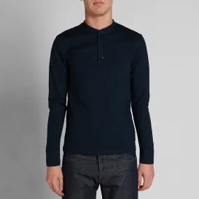 Journal Standard Long Sleeve Heavyweight HenleyNavy