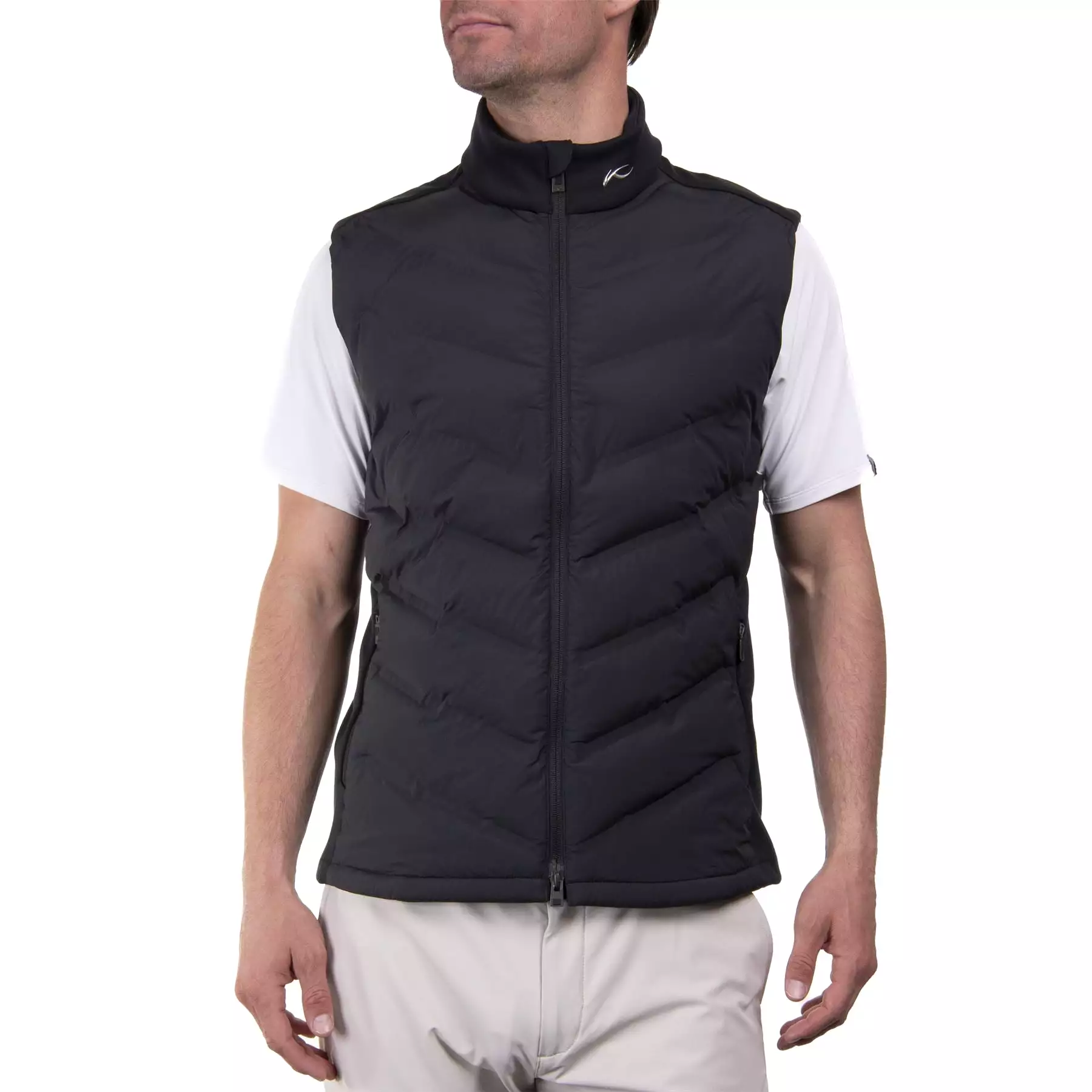 Kieran Regular Fit Insulated Gilet Black - AW23