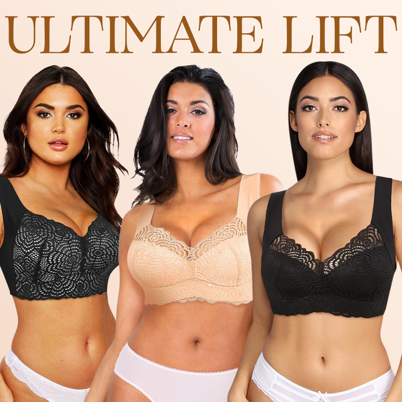 Libiyi Ultimate Lift Stretch Full-Figure Seamless Lace Bra