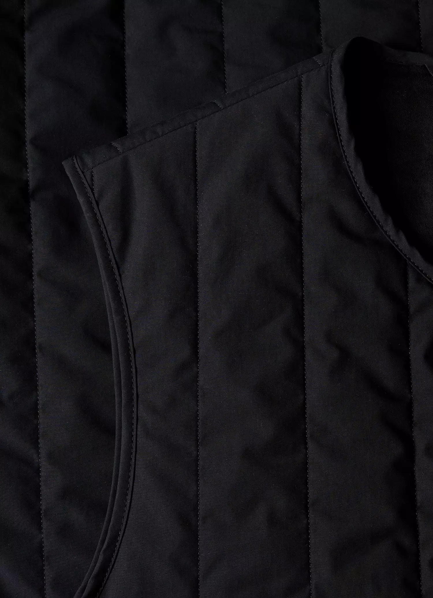 Men's Quilted Liner Gilet in Black