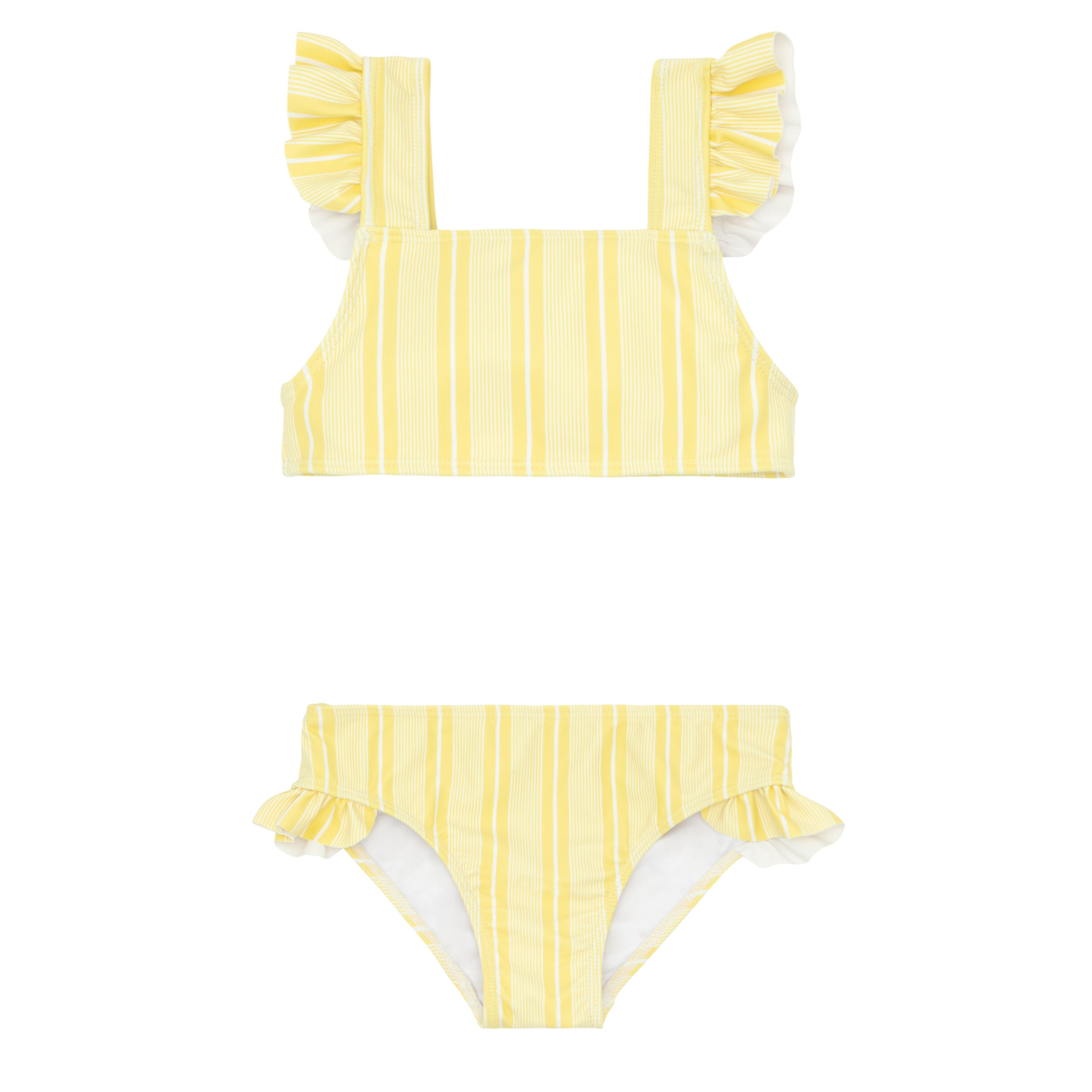 Minnow - Pineapple Stripe Ruffle Tie Back Bikini