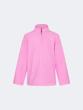 Oil and Gaz Kids Girls Skiing Fleece Pink