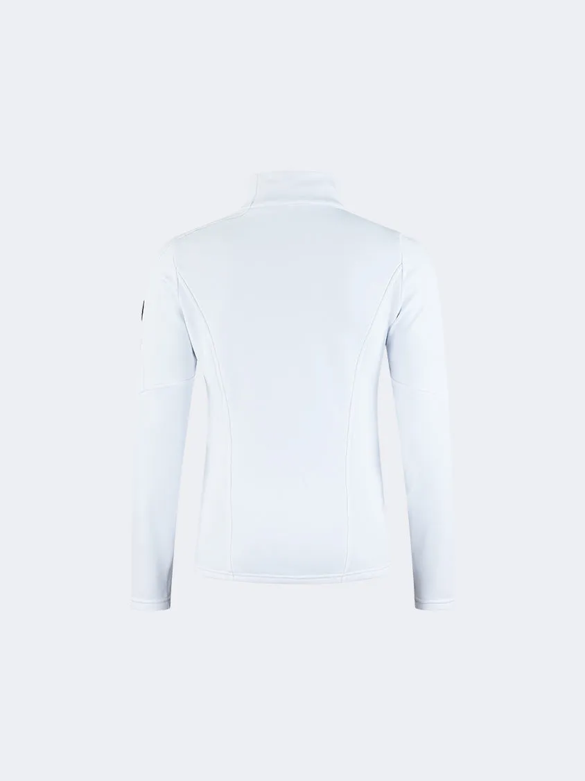 Oil And Gaz Warm Women Skiing Fleece White/Gold