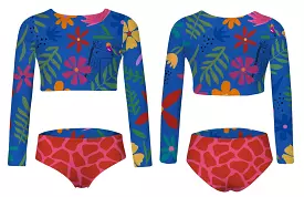 Pepita & Me - Kenia & Picabuey Azul Sun Longsleeve Bikini