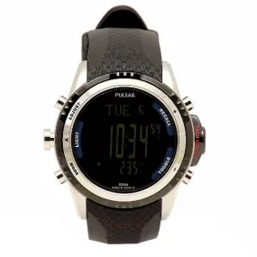 Pulsar Men's On The Go Collection Tech Gear PS7001 Black Digital Watch