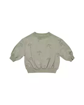 Quincy Mae - Umbrellas Relaxed Fleece Sweatshirt