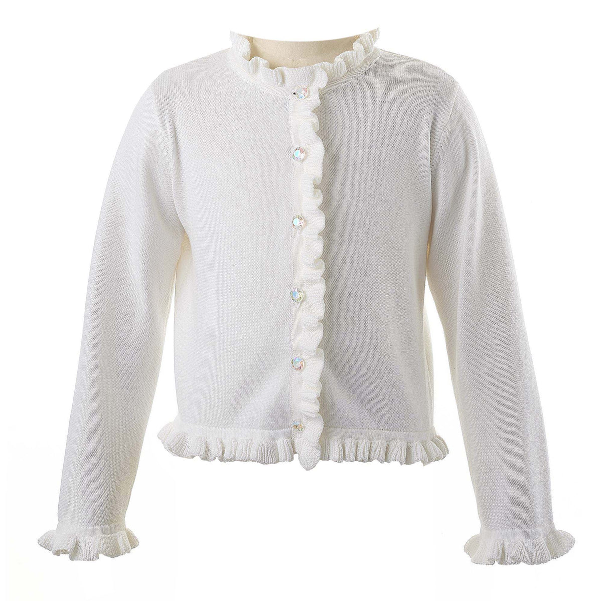 Rachel Riley - Ivory Frill Cardigan