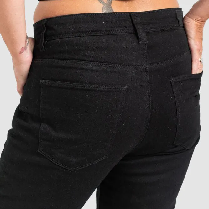 Resurgence Gear | Women's Heritage Straight Leg Jeans - Jet Black - CLEARANCE